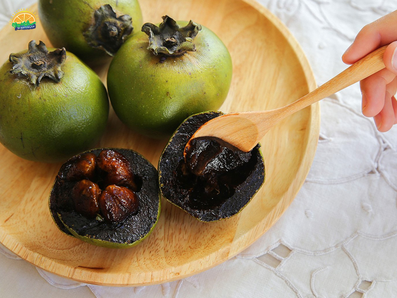 ساپوت سیاه Black Sapote میوه خوش عطر شکلاتی