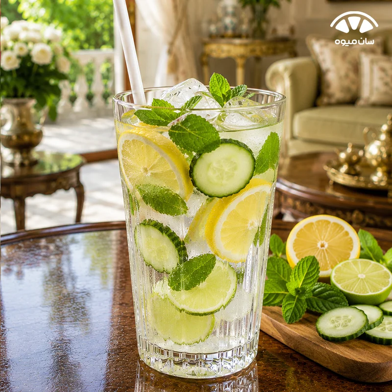 بهترین شربت برای تابستان دیتاکس واتر