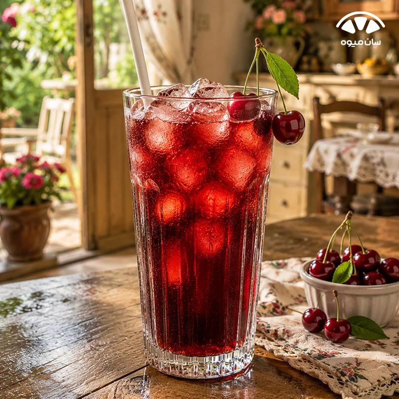 بهترین شربت برای تابستان شربت آلبالو خانگی