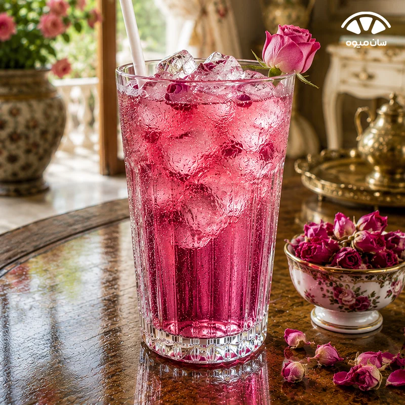 بهترین شربت برای تابستان شربت گل محمدی