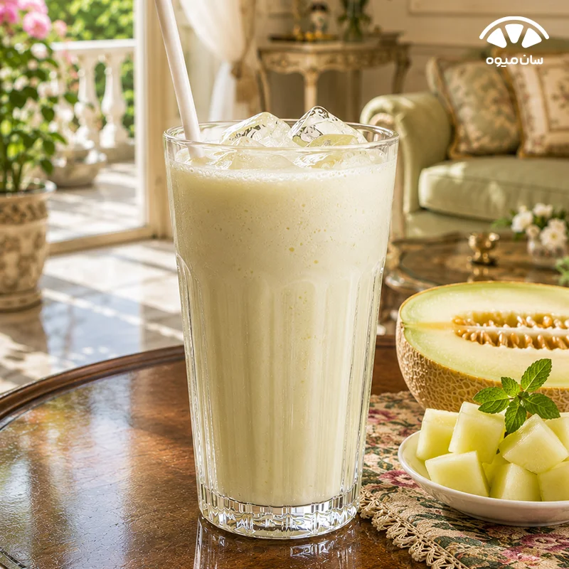 بهترین شربت برای تابستان شیر طالبی