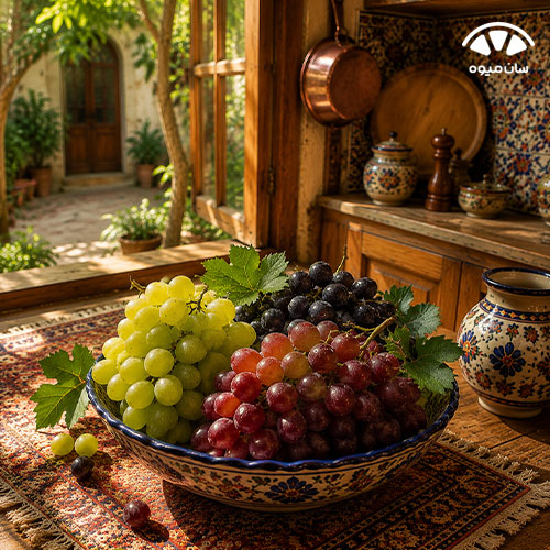 انگور از میوه های ممنوعه برای نوزاد و کودک زیر دو سال