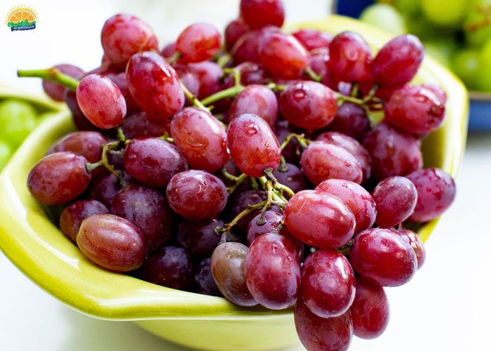 خواص مصرف انگور قرمز بیدانه برای هضم غذا