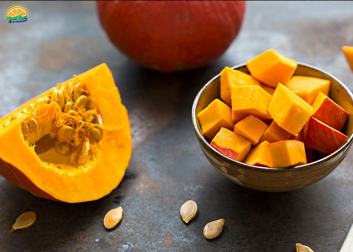 خواص کدو حلوایی برای چشم