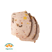 ژامبون لبرکیزه سینه بوقلمون و مغزران گوساله